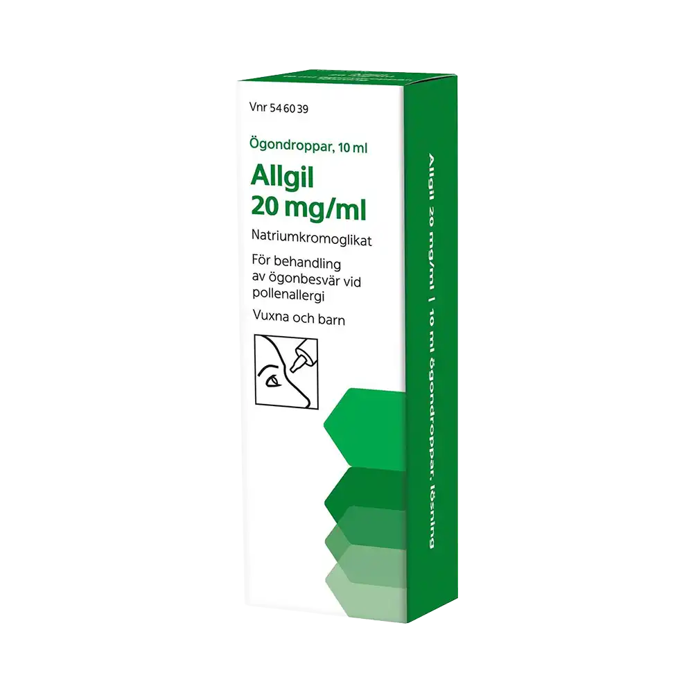 Allgil 20 mg-ml Natriumkromoglikat Ögondroppar 10 ml