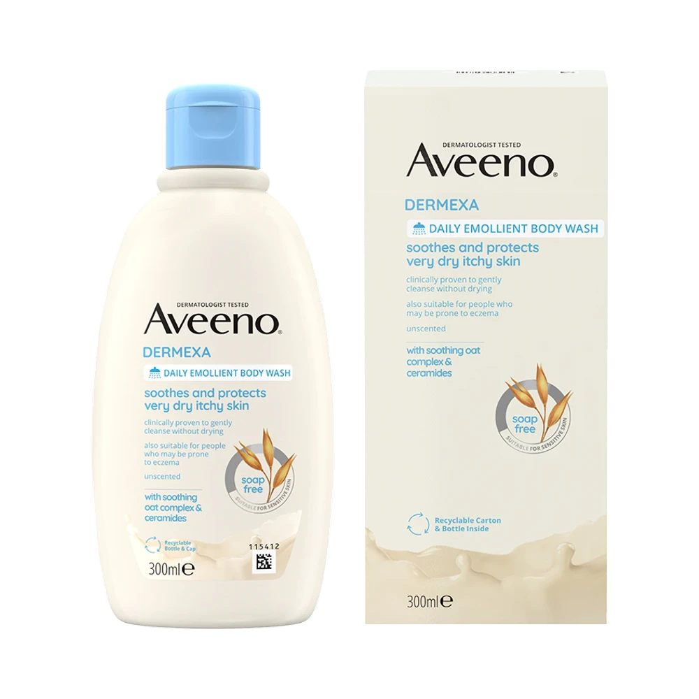 Aveeno DERMEXA Daily Emollient body wash 300 ml
