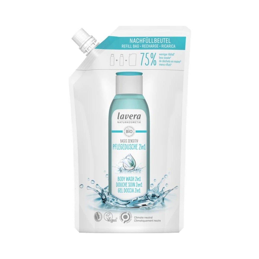 Lavera Basis Sensitiv 2in1 Refill body wash 500 ml
