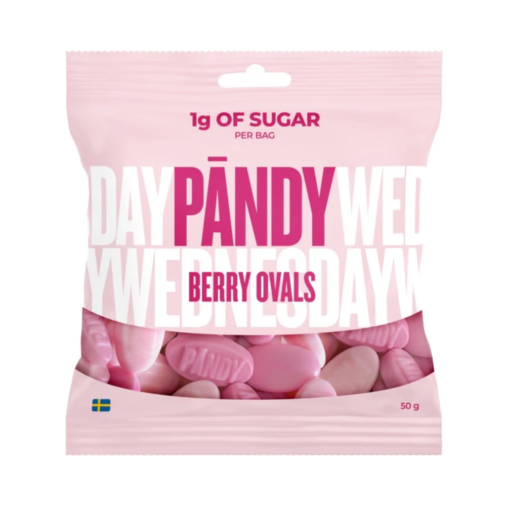 Pändy Candy Berry Ovals skumgodis 50 g