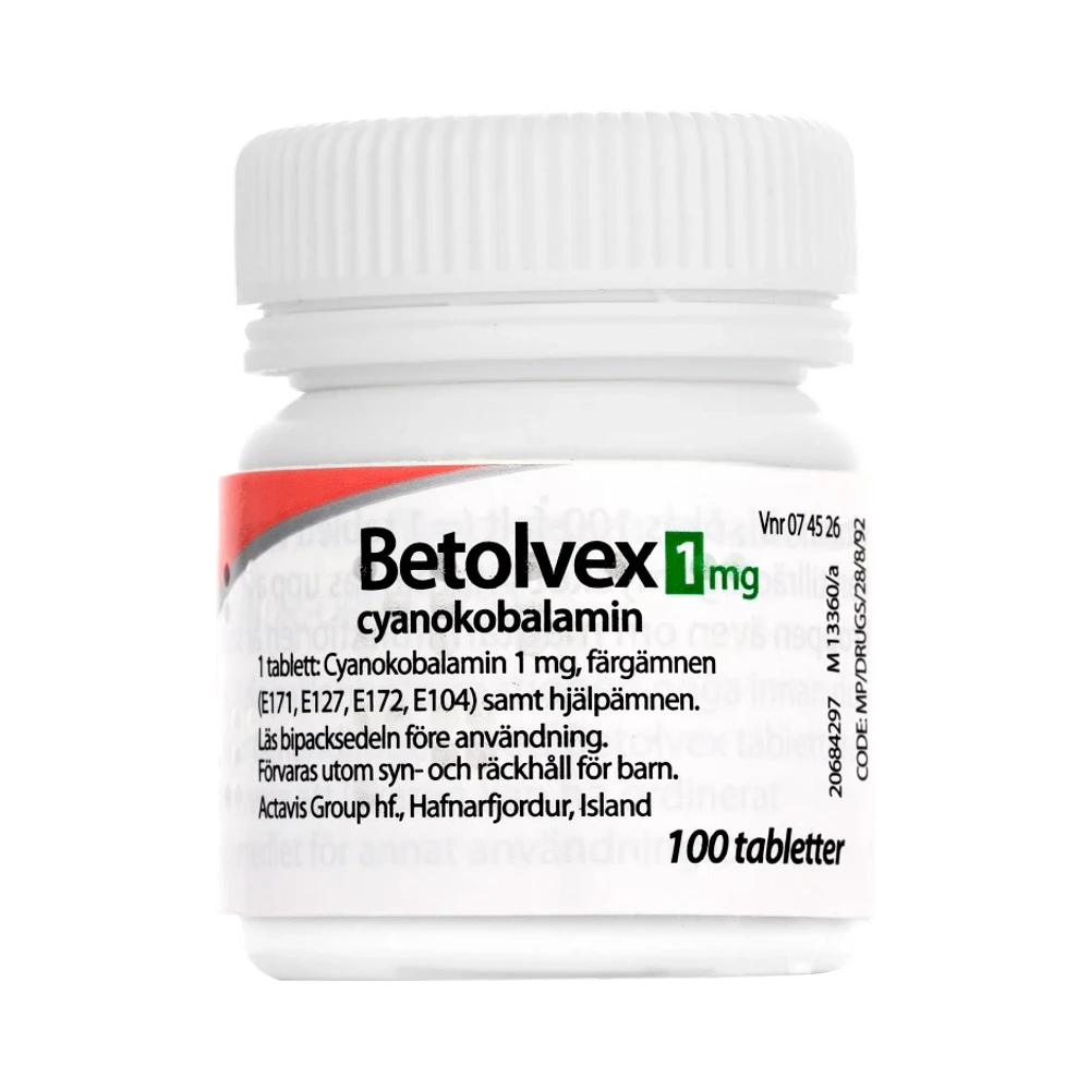 Betolvex 1 mg 100 tabletter