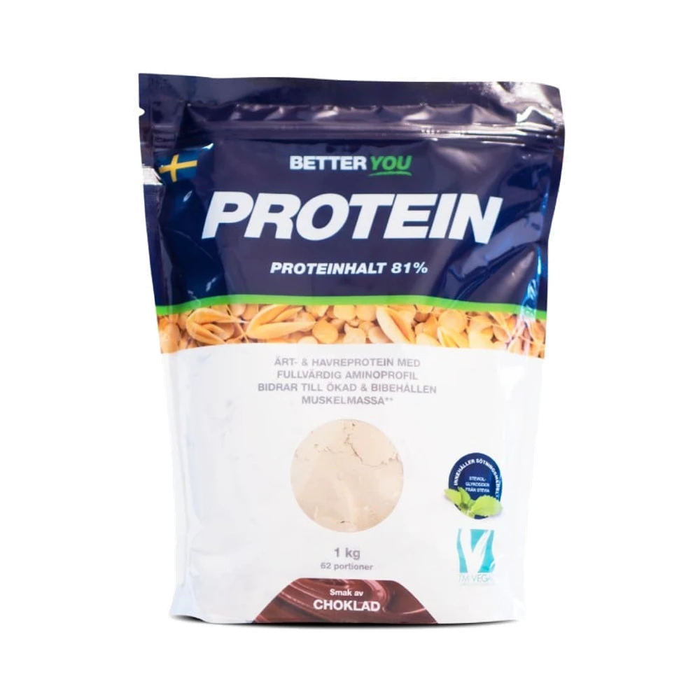 Better You Ärt- och havreprotein Choklad proteinpulver 1 kg