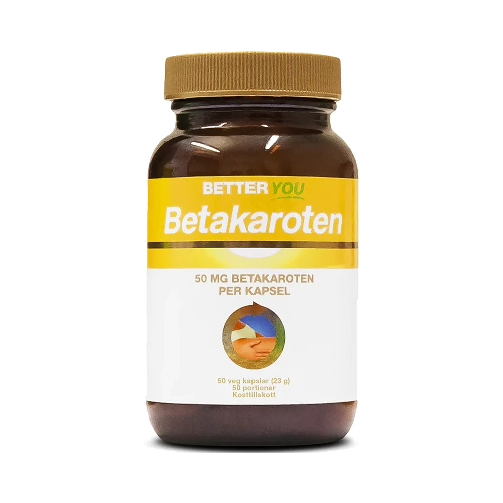 Better You Betakaroten 50 mg 50 kapslar