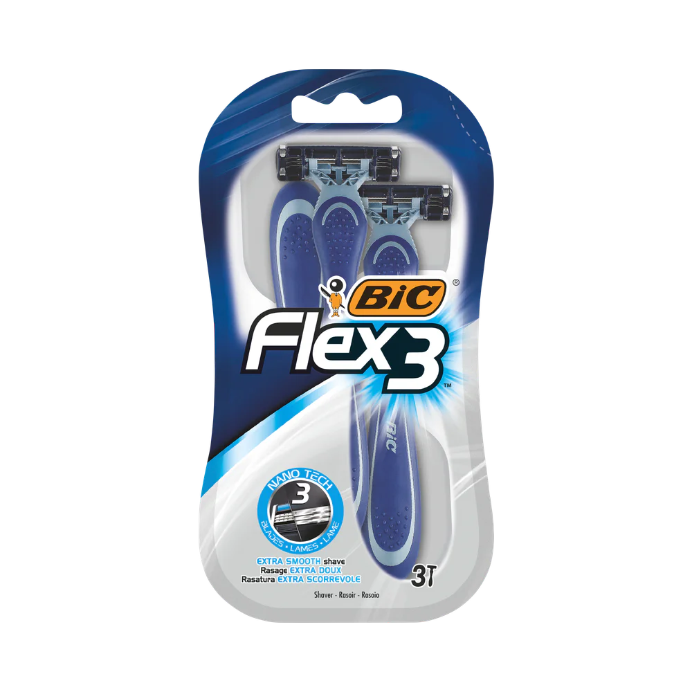 BIC Flex3 för Män rakhyvlar 3 st