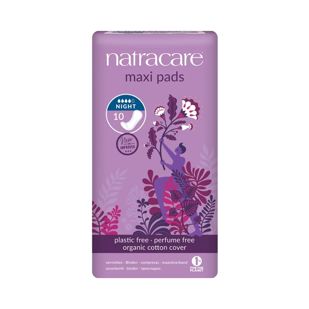Natracare Maxi Night pads 10 st