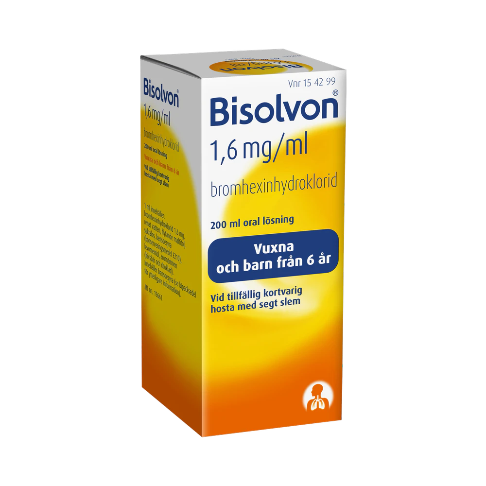 Bisolvon 1,6 mg/ml oral lösning 200 ml