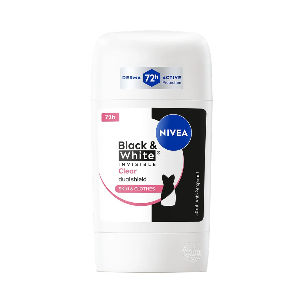 NIVEA Black & White Invisible Clear stick 50 ml