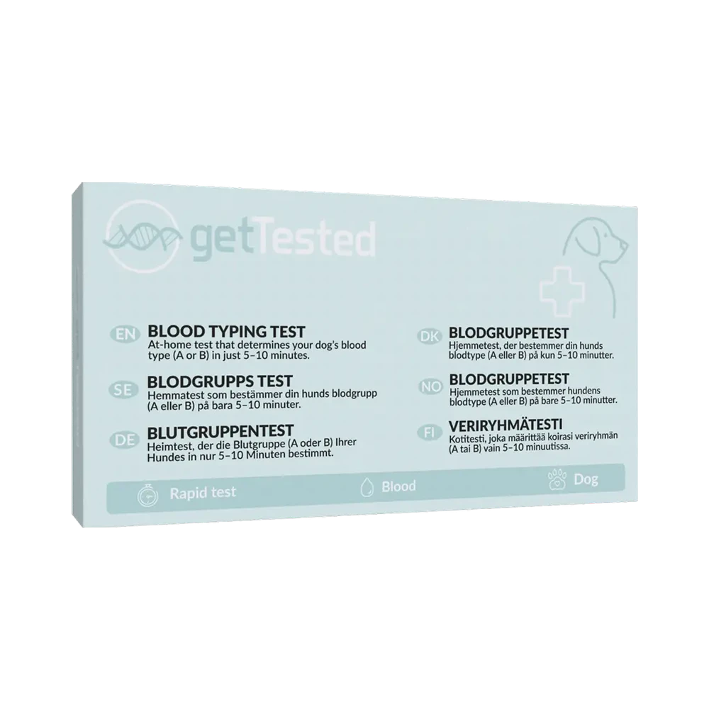 Get Tested Hund blodgruppstest 1 st