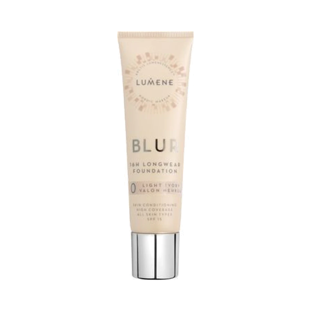 Lumene Blur 16h Longwear 0 Light Ivory foundation 30 ml