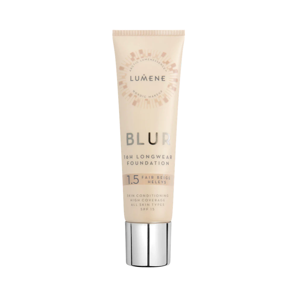 Lumene Blur 16h Longwear 1.5 Fair Beige foundation 30 ml