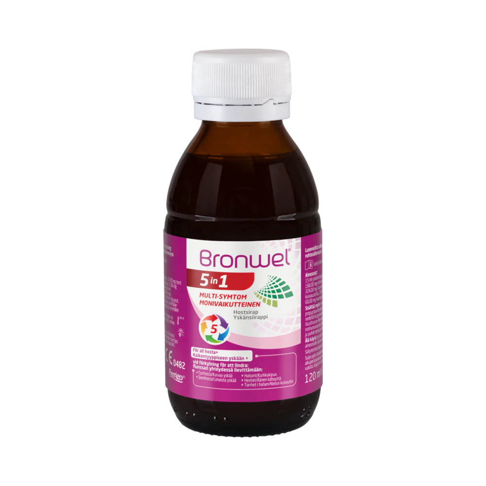 Bronwel 5in1 Multi-Symtom hostsirap 120 ml