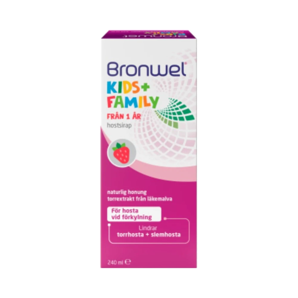 Bronwel Kids+Family hostsirap 240 ml