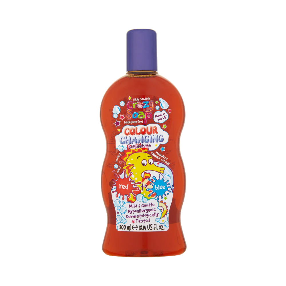 Kids Stuff Crazy Red to Blue färgskiftande badskum 300 ml
