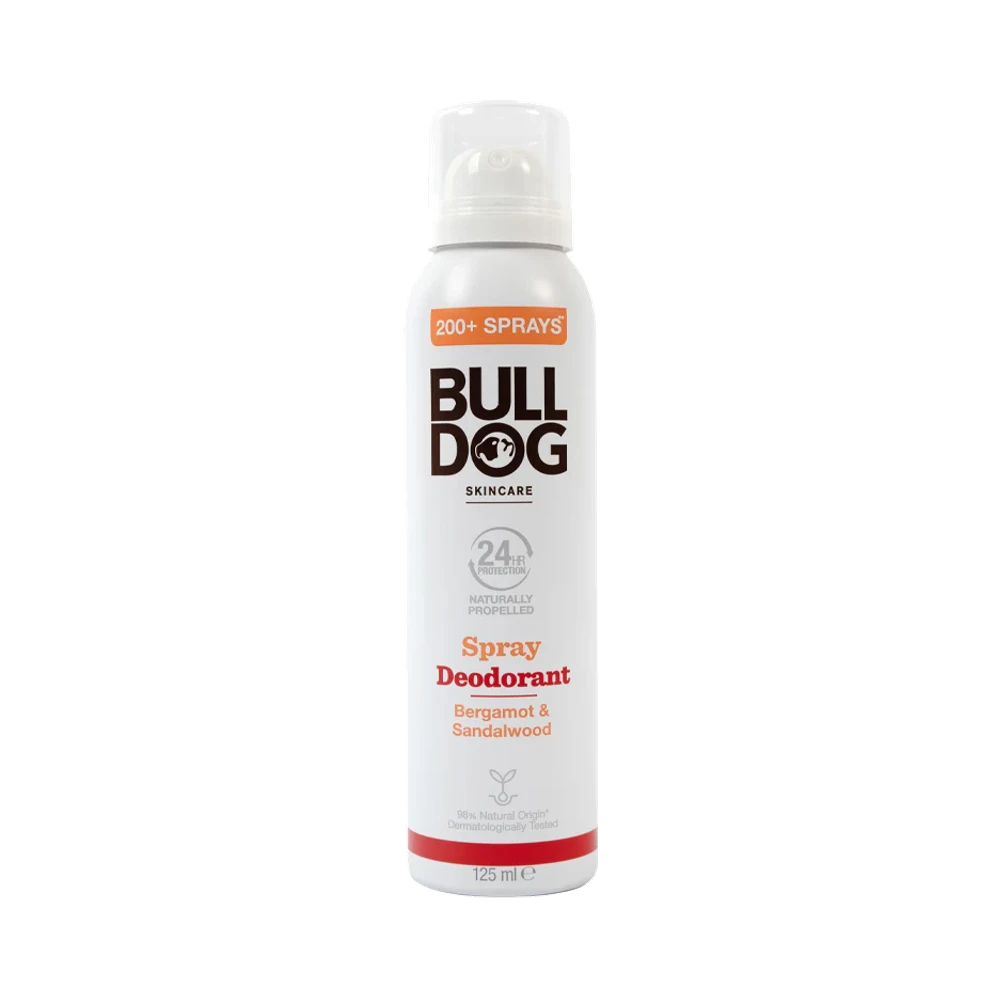 Bulldog Deodorant Bergamot and Sandalwood spray 125 ml