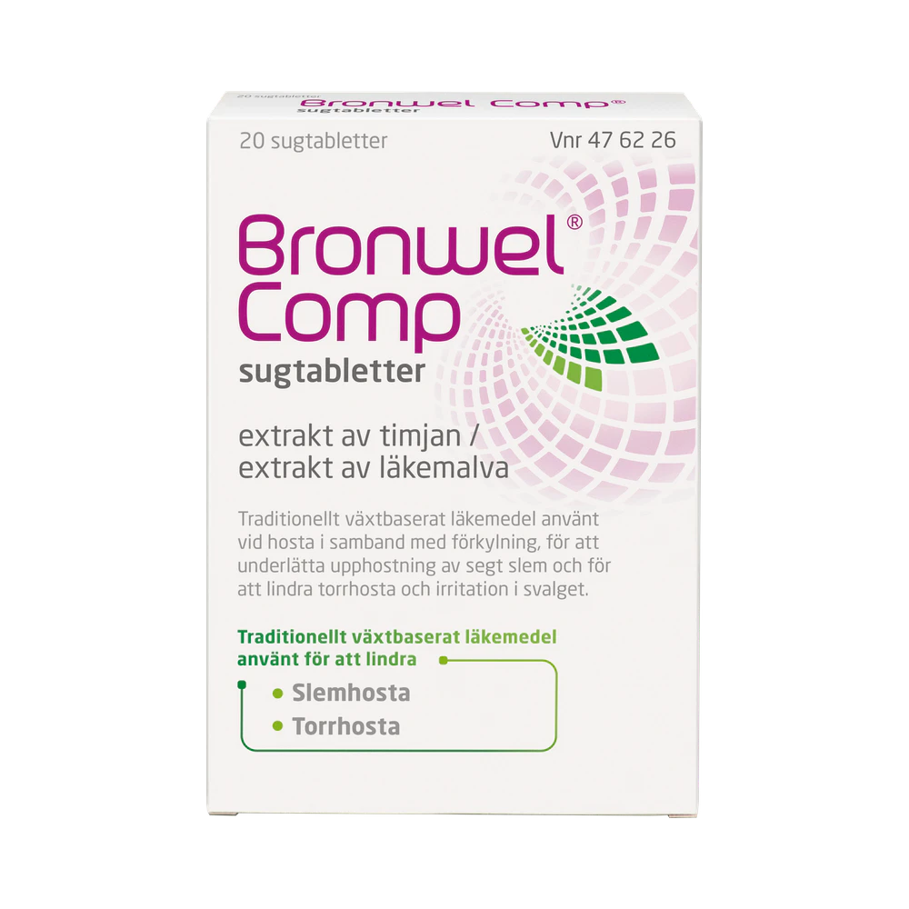 Bronwel Comp sugtabletter 20 st