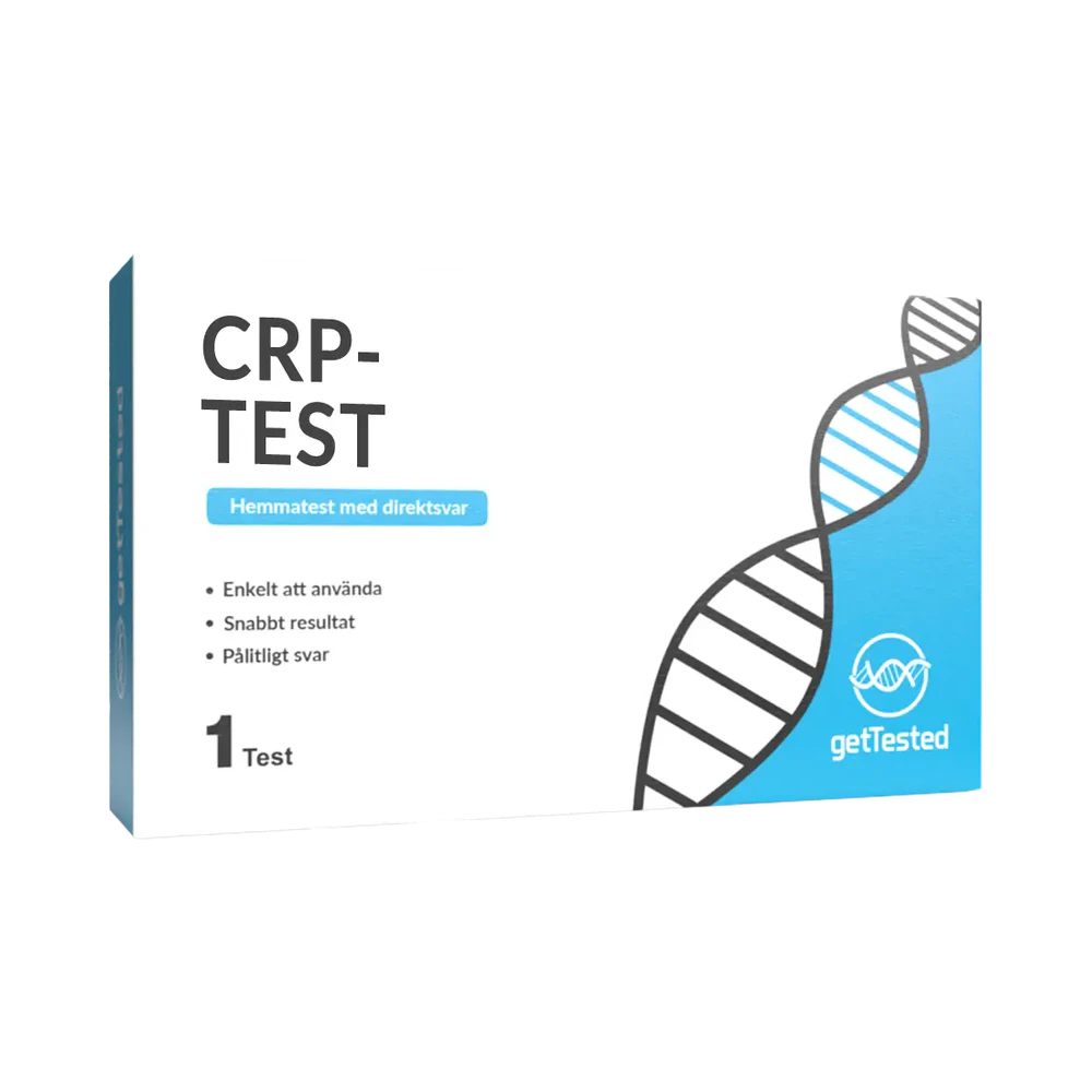 GetTested CRP C-reaktivt protein snabbtest 1 st