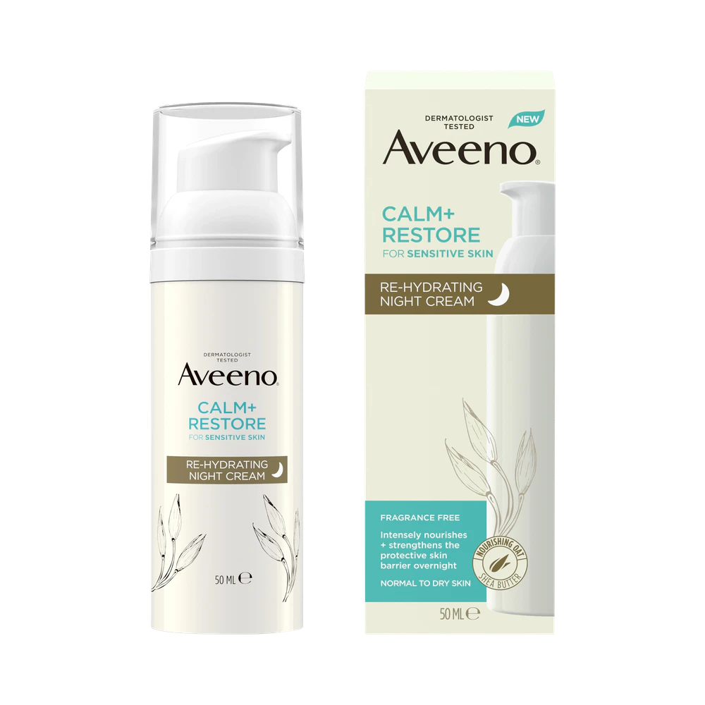 Aveeno CALM+RESTORE® Re-Hydrating night cream 50 ml