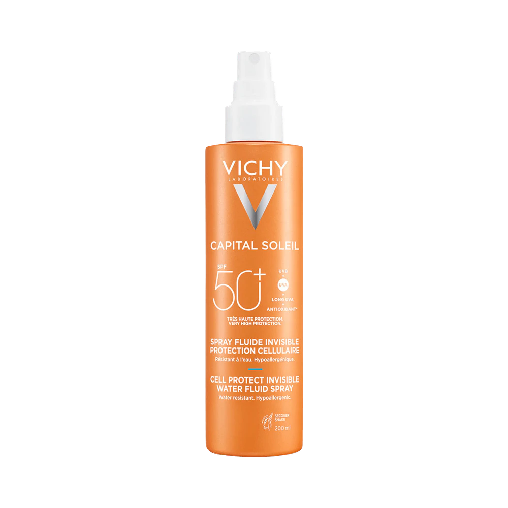 Vichy Capital Soleil Cell Protect Water Fluid SPF 50+ spray 200 ml