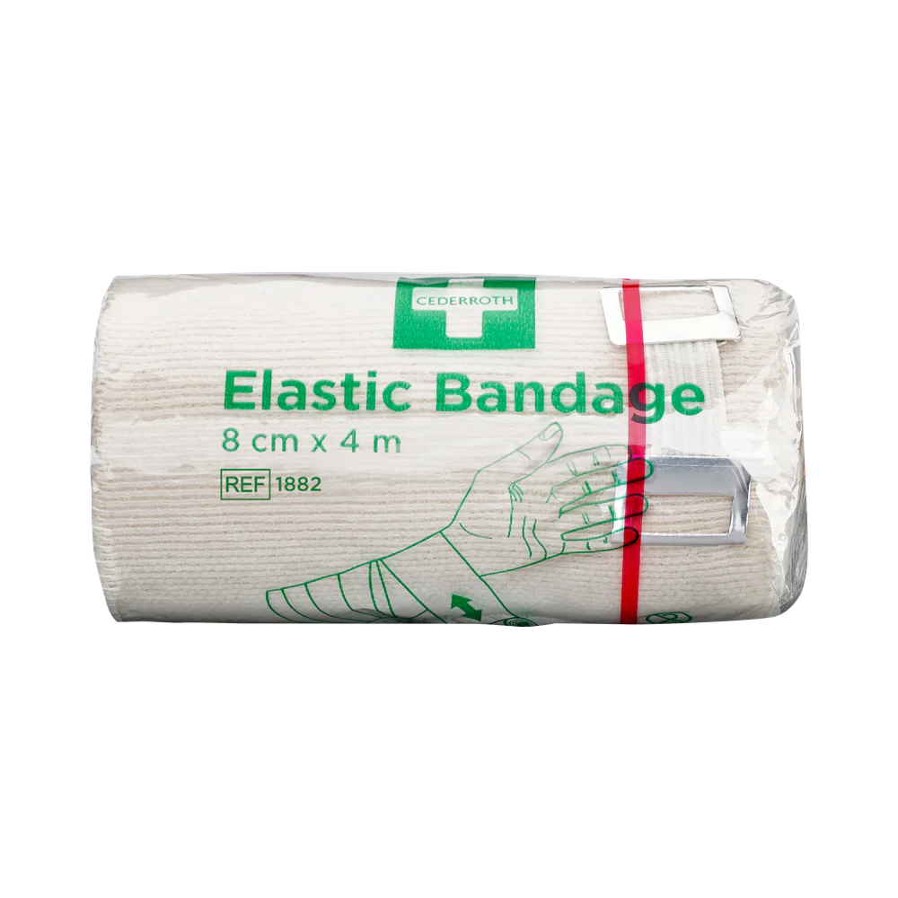 Cederroth First Aid elastisk binda 8 cm x 4 m