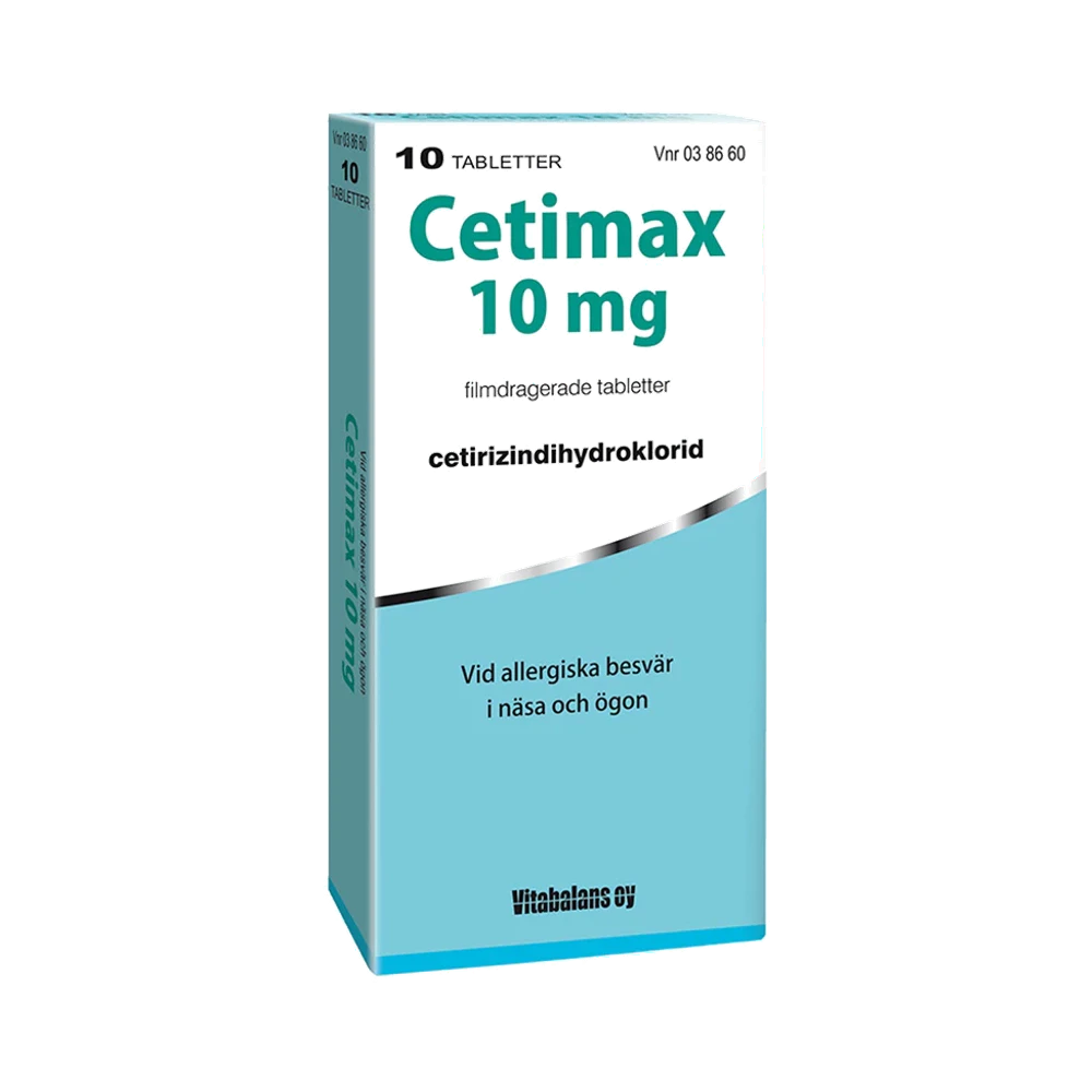 Cetimax Blister 10 mg filmdragerade tabletter 10 st