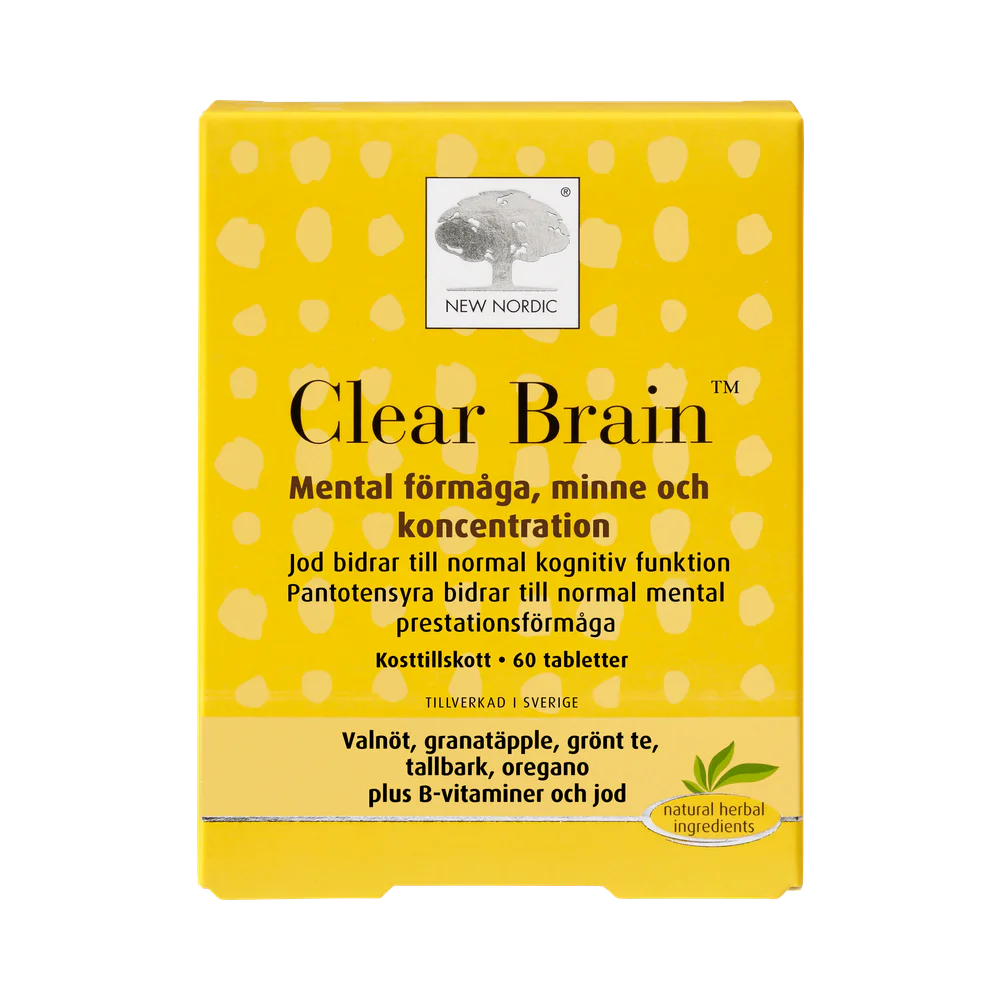 New Nordic Clear Brain tabletter 120 st