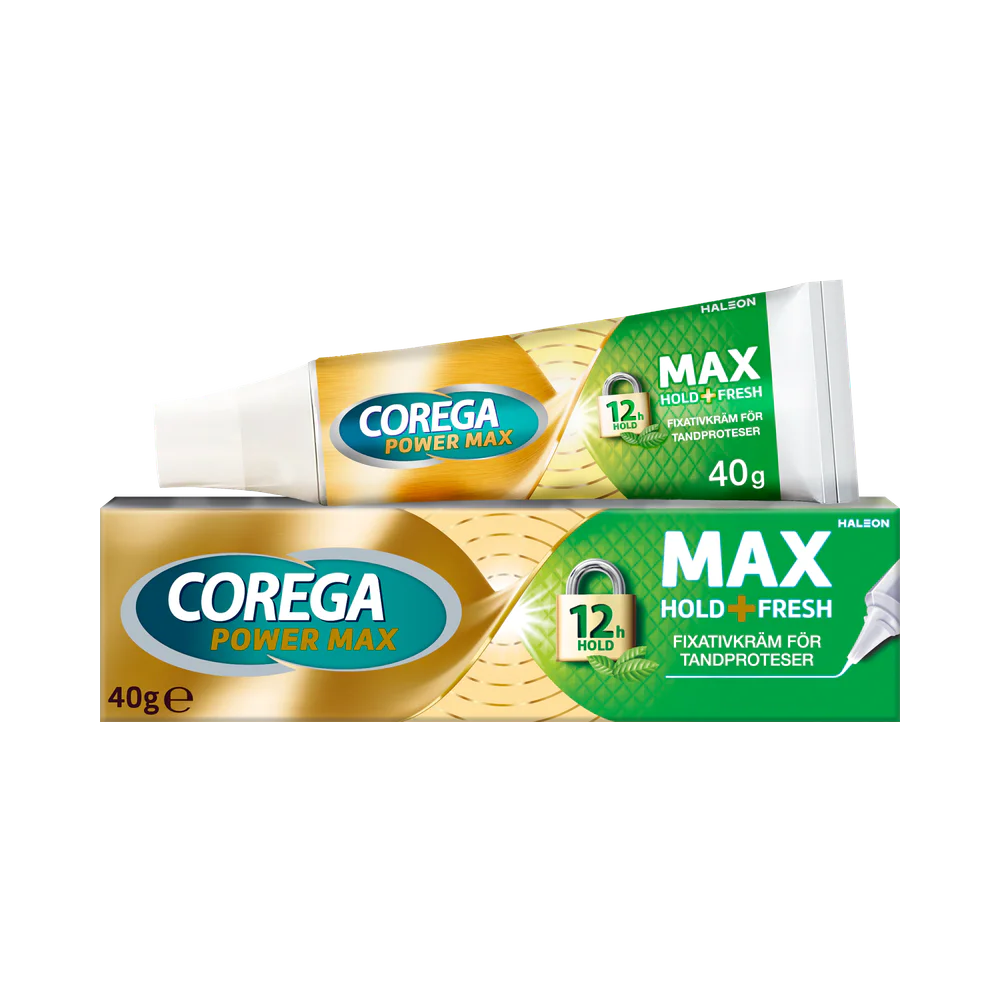 Corega Max Hold+Fresh Fixativ Tandproteser cream 40 g