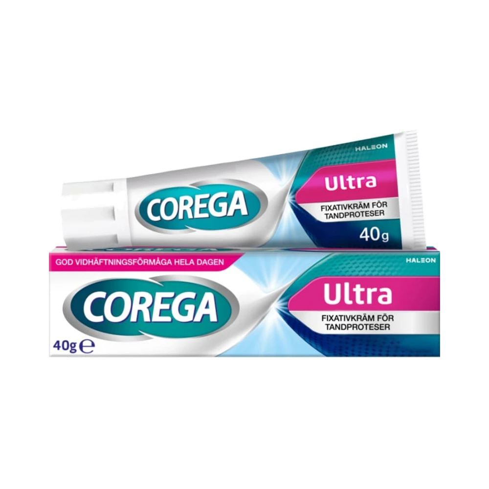 Corega Ultra FIXATIV Tandproteser cream 40 g