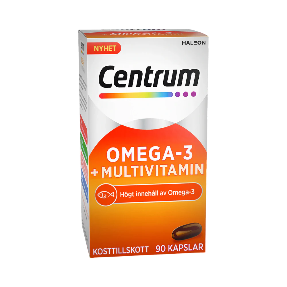 Centrum Cetrum OMEGA-3 + MultiVitamin 90 kapslar