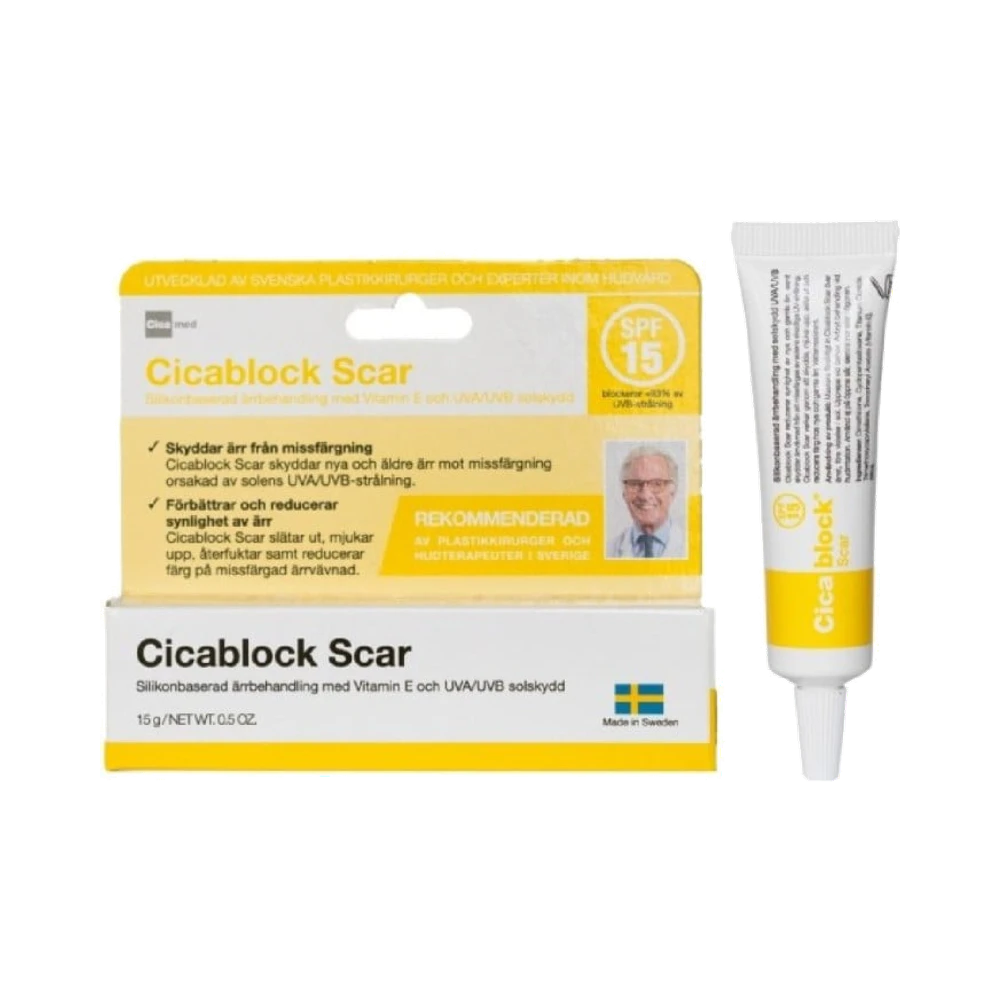 Cicamed Cicablock Scar SPF15 silikongel 15 ml