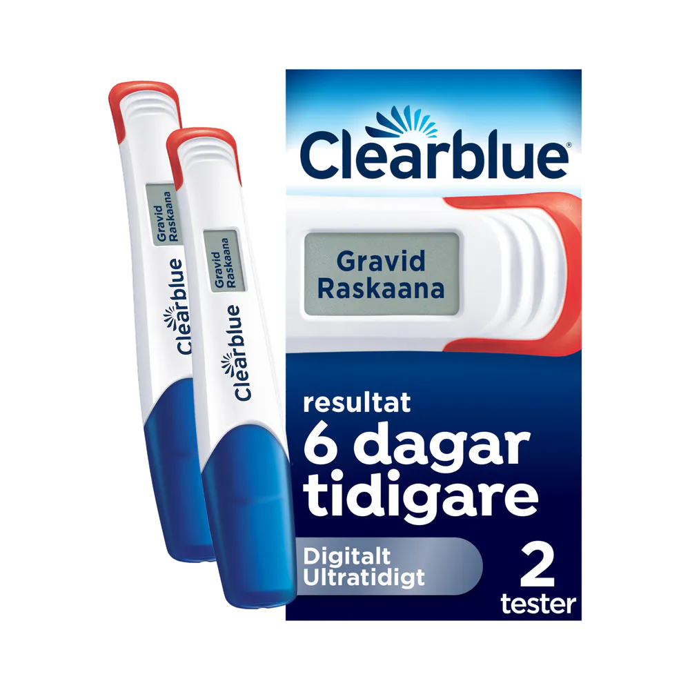 Clearblue Digitalt Ultratidigt 6 dagar tidigare graviditetstest 2 st