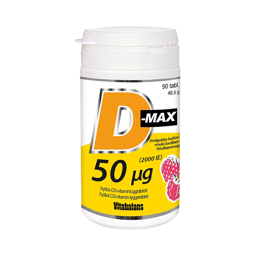 D-MAX 50 µg 90 tabletter