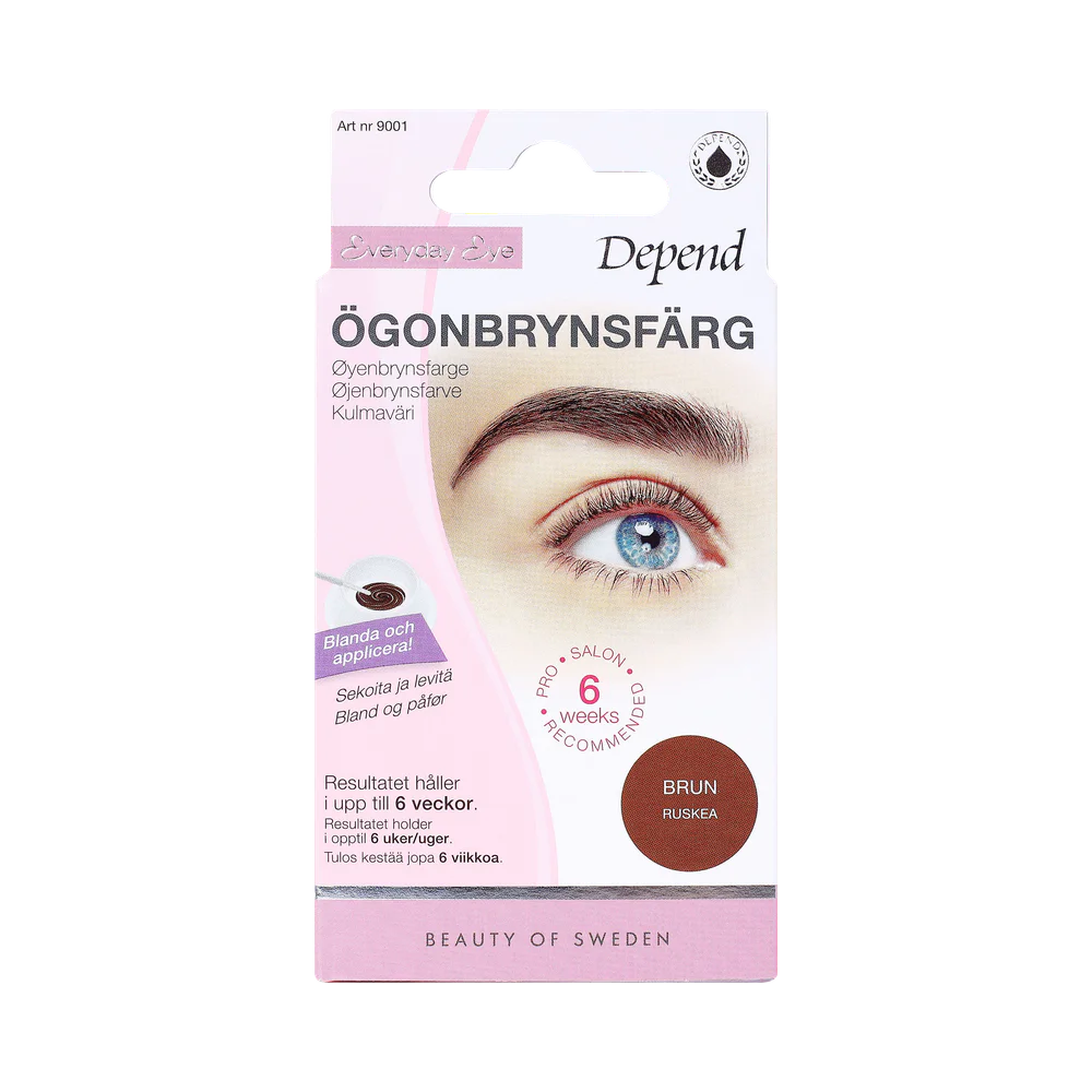 Depend Brun ögonbrynsfärg 1 st