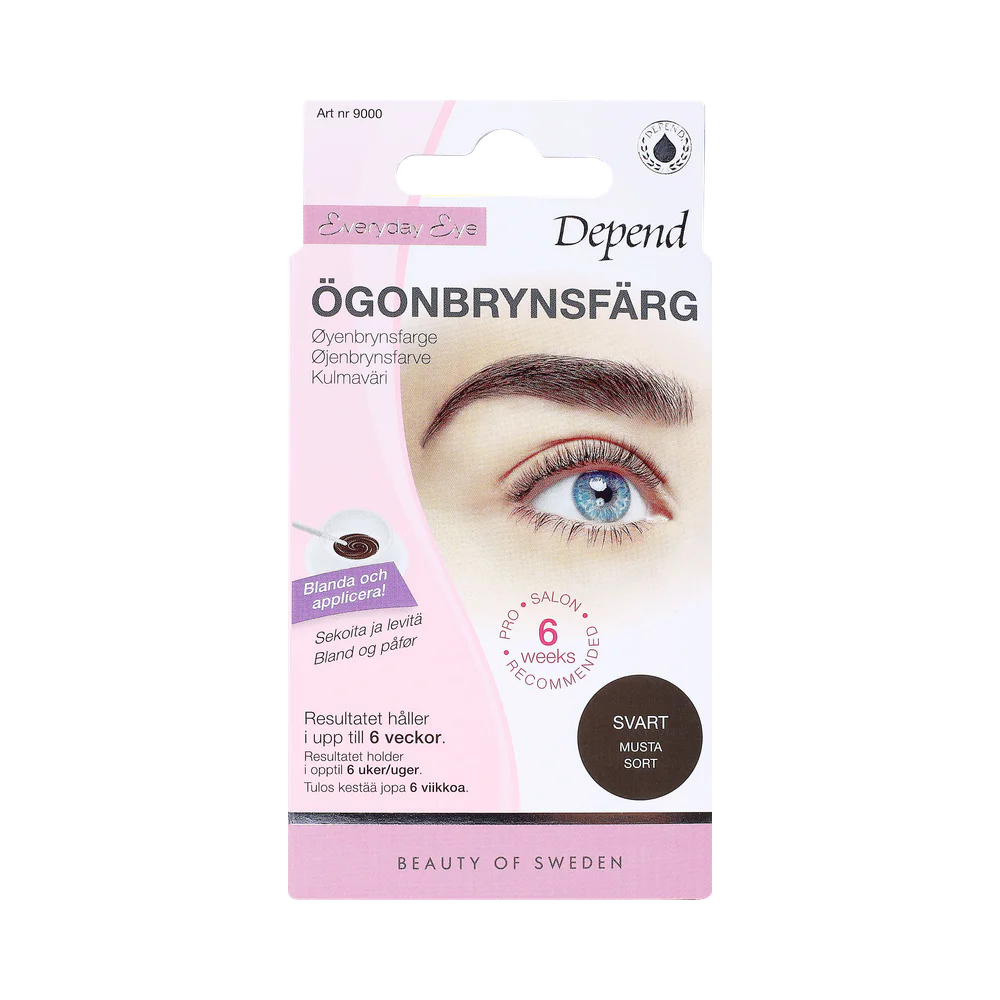 Depend Everyday Eye Svart ögonbrynsfärg 1 st