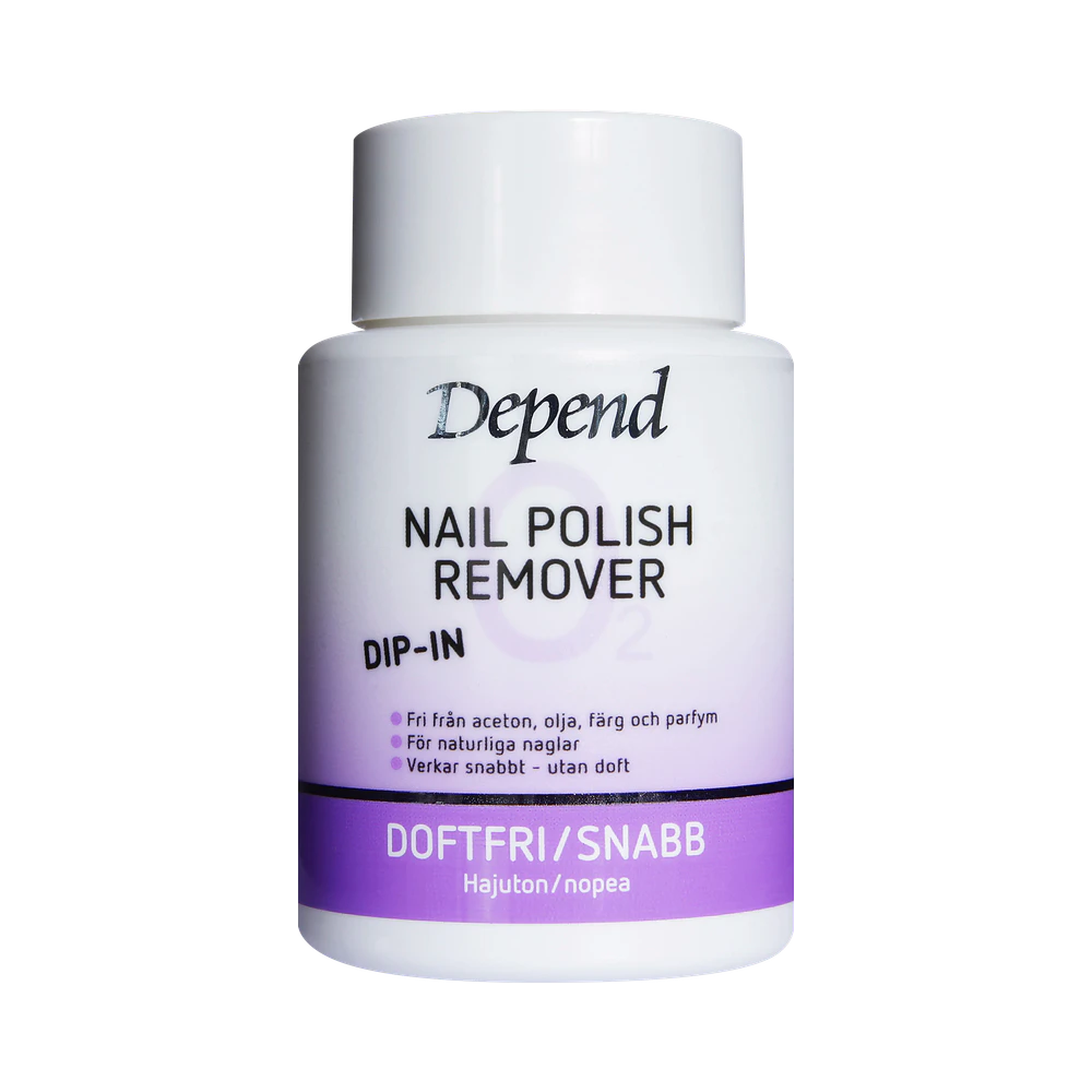 Depend O2 Dip Remover Lila nagellacksborttagning 75 ml