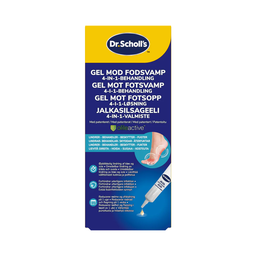 Dr. Scholl’s Mot Fotsvamp 4-in-1 gel 10 ml