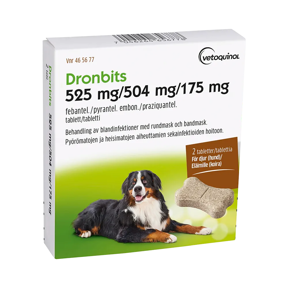 Dronbits 525 mg/504 mg/175 mg tabletter 2 st