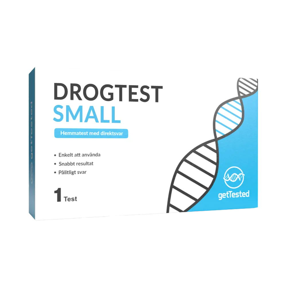 GetTested Small drogtest för 4 substanser urinsnabbtest 1 st