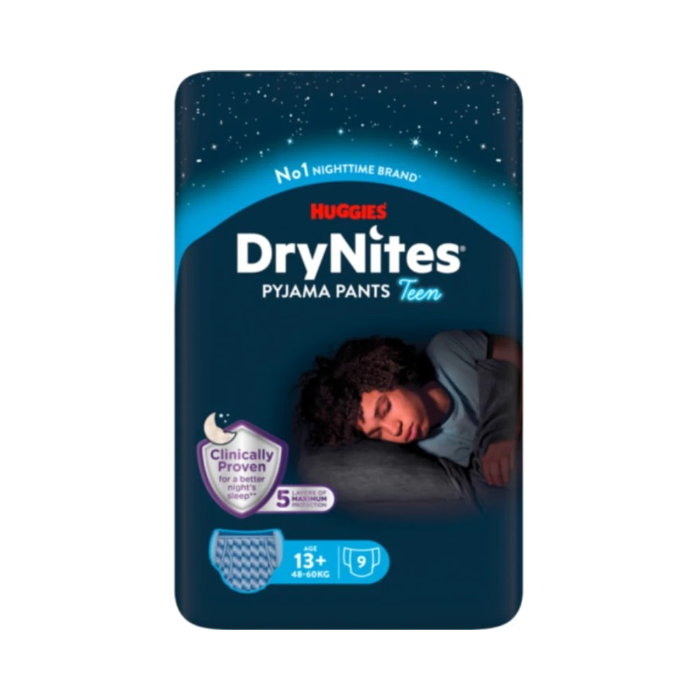 DryNites Pojke Tonåring 13+ år nattbyxor 9 st