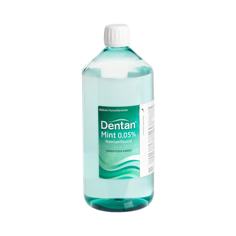 Dentan Mint 0,05 % munskölj 1000 ml