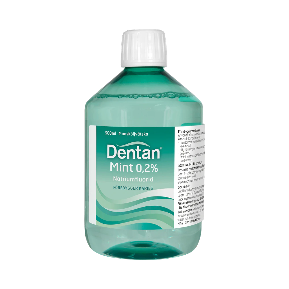 Dentan Mint 0,2 % munskölj 500 ml