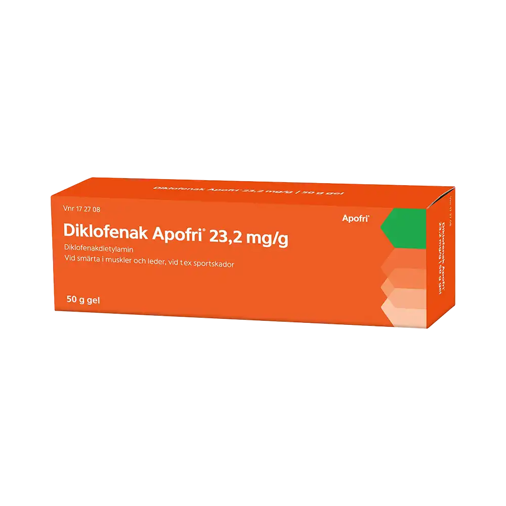 Diklofenak Apofri 23,2 mg/g diklofenakdietylamin 50 g gel