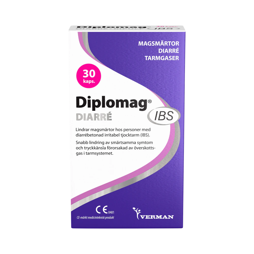 Diplomag IBS Diarré kapslar 30 st