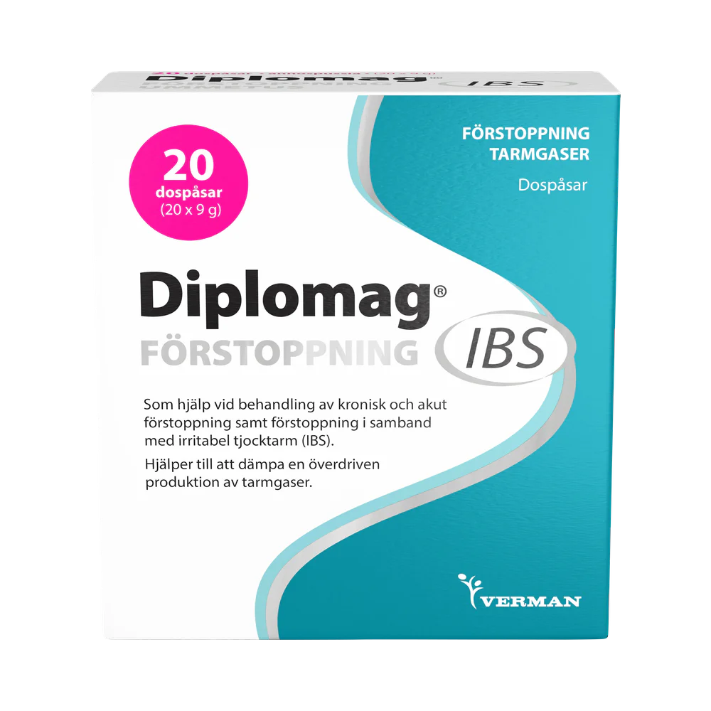 Diplomag IBS Förstoppning dospåsar 20 x 9 g