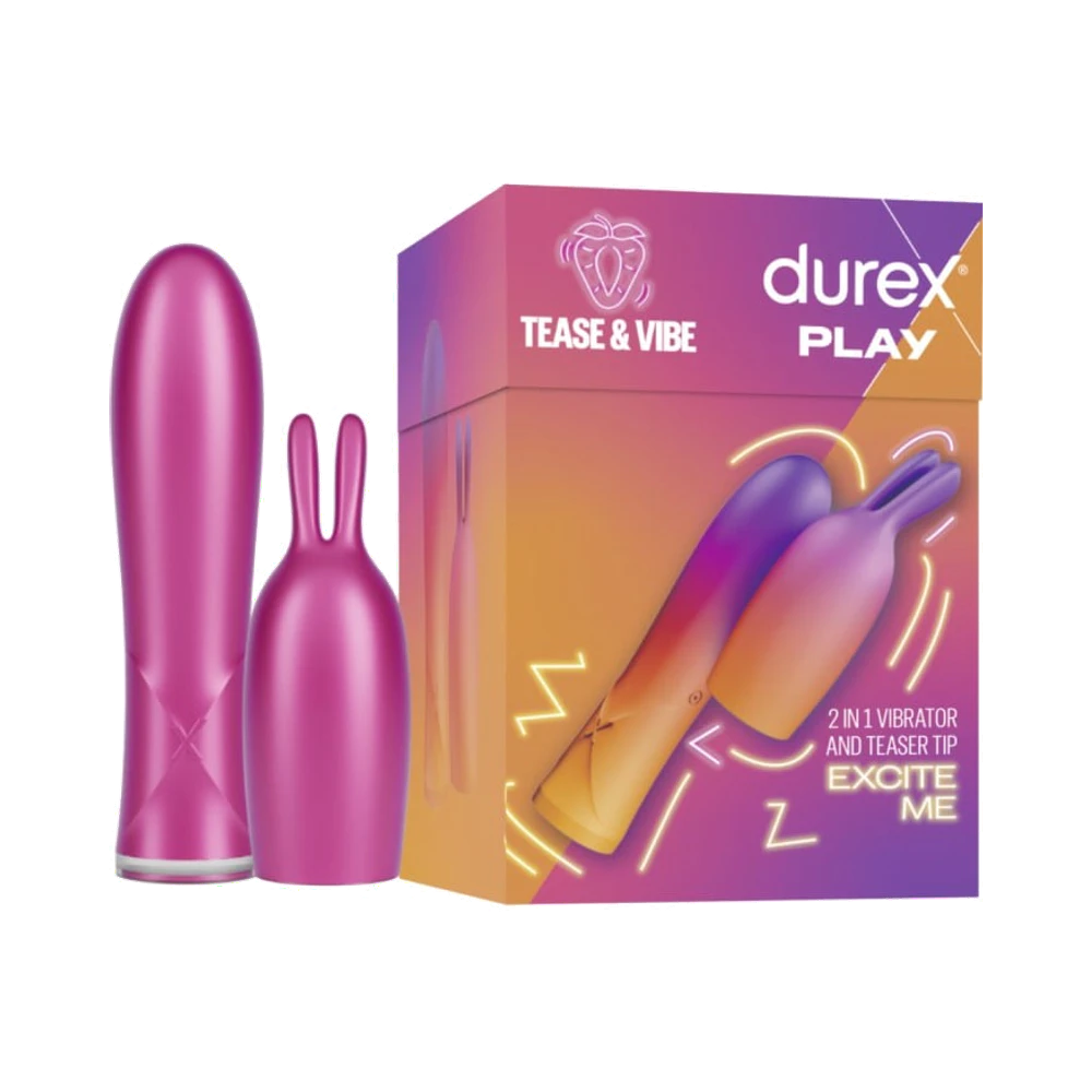 Durex Play 2 in 1 Vibrator & Teaser Tip vibrator 1 st