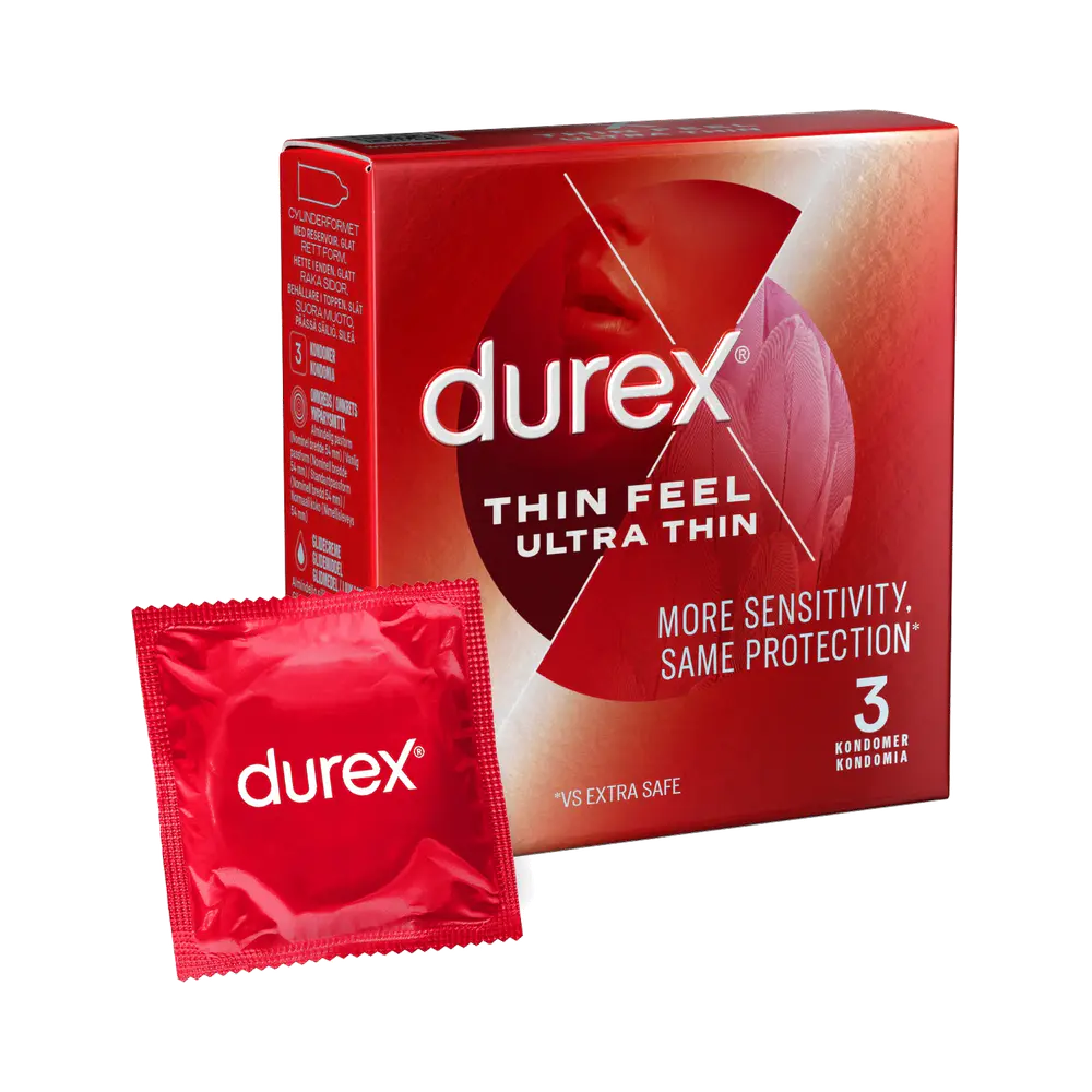 Durex Thin Feel Ultra Thin kondomer 3 st