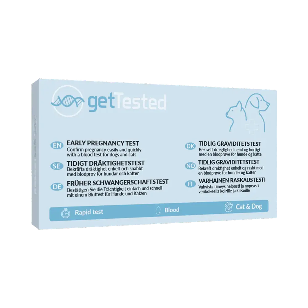 GetTested Tidig dräktighet Hund & Katt snabbtest 1 st
