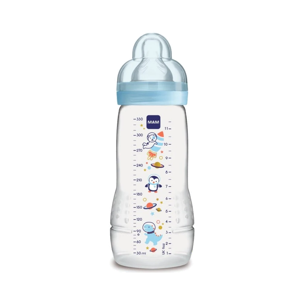 MAM Easy Active Baby Bottle Blå nappflaska 330 ml