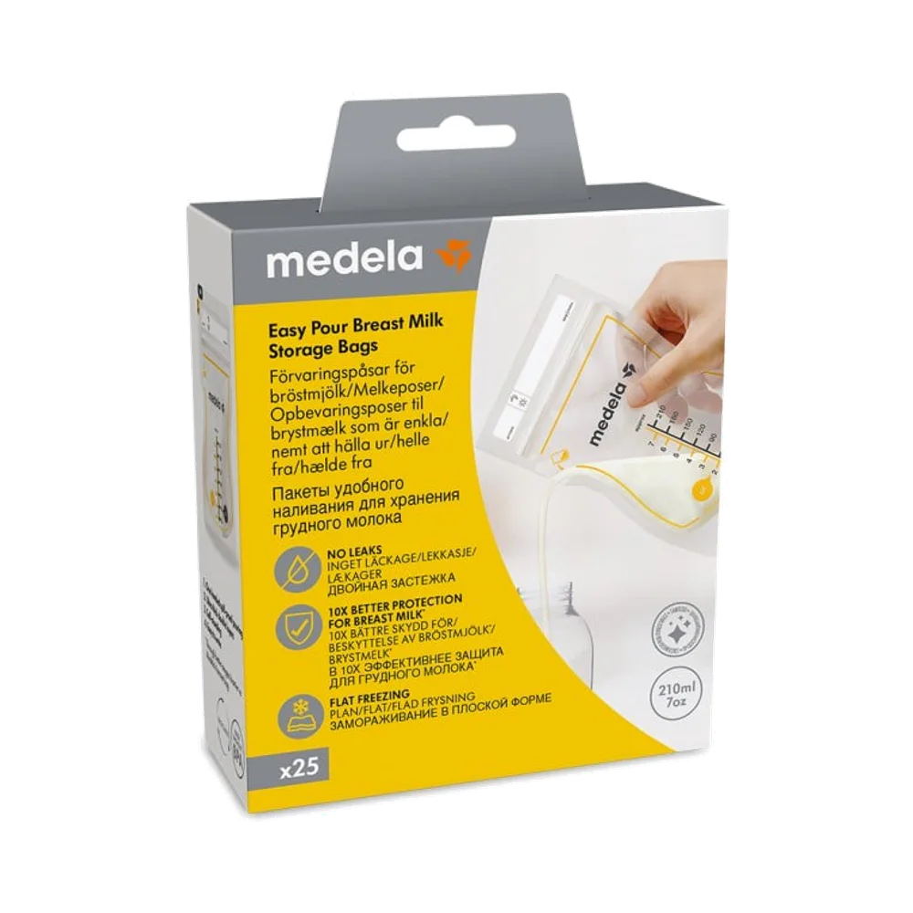 Medela Easy Pour för bröstmjölk förvaringspåsar 25 st
