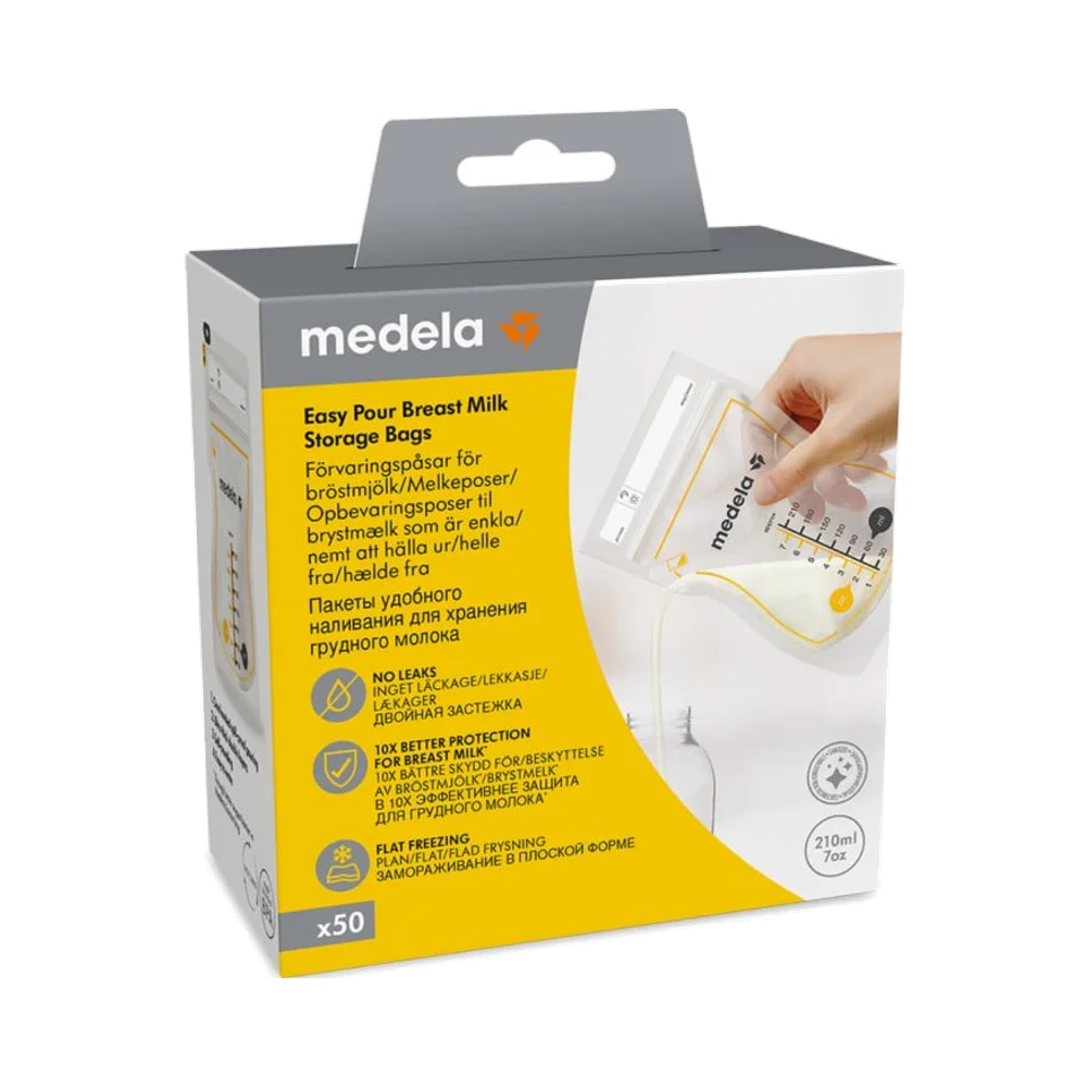 Medela Easy Pour för bröstmjölk förvaringspåsar 50 st