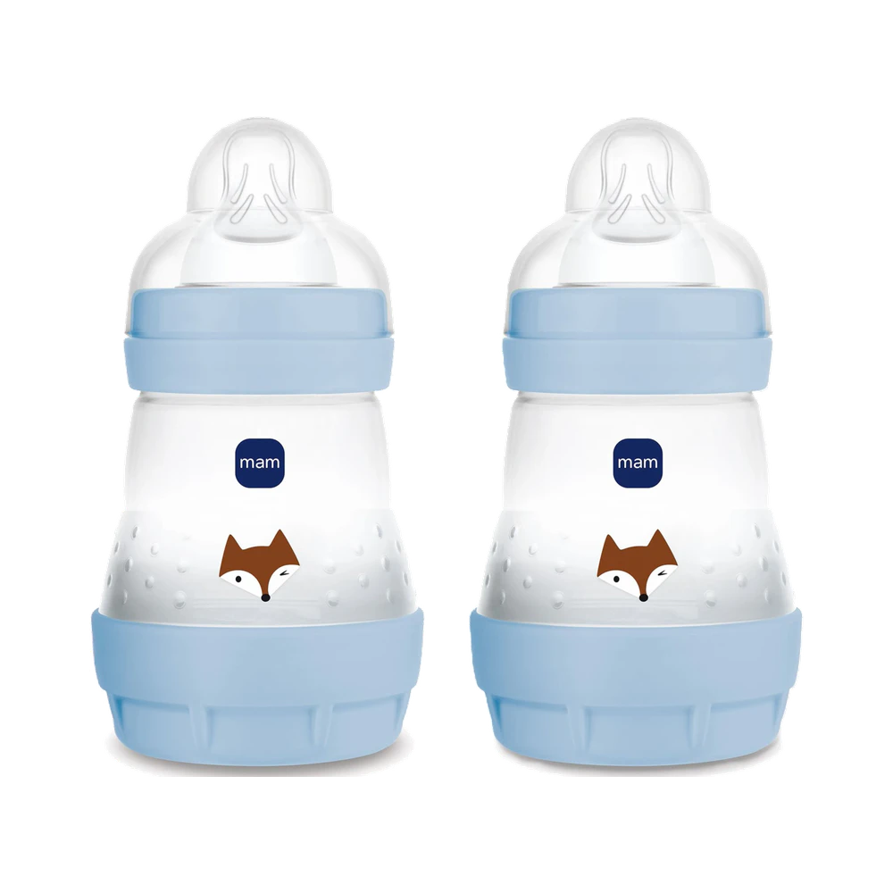 MAM Easy Start Anti-Colic Blue 160 ml nappflaska 2 st